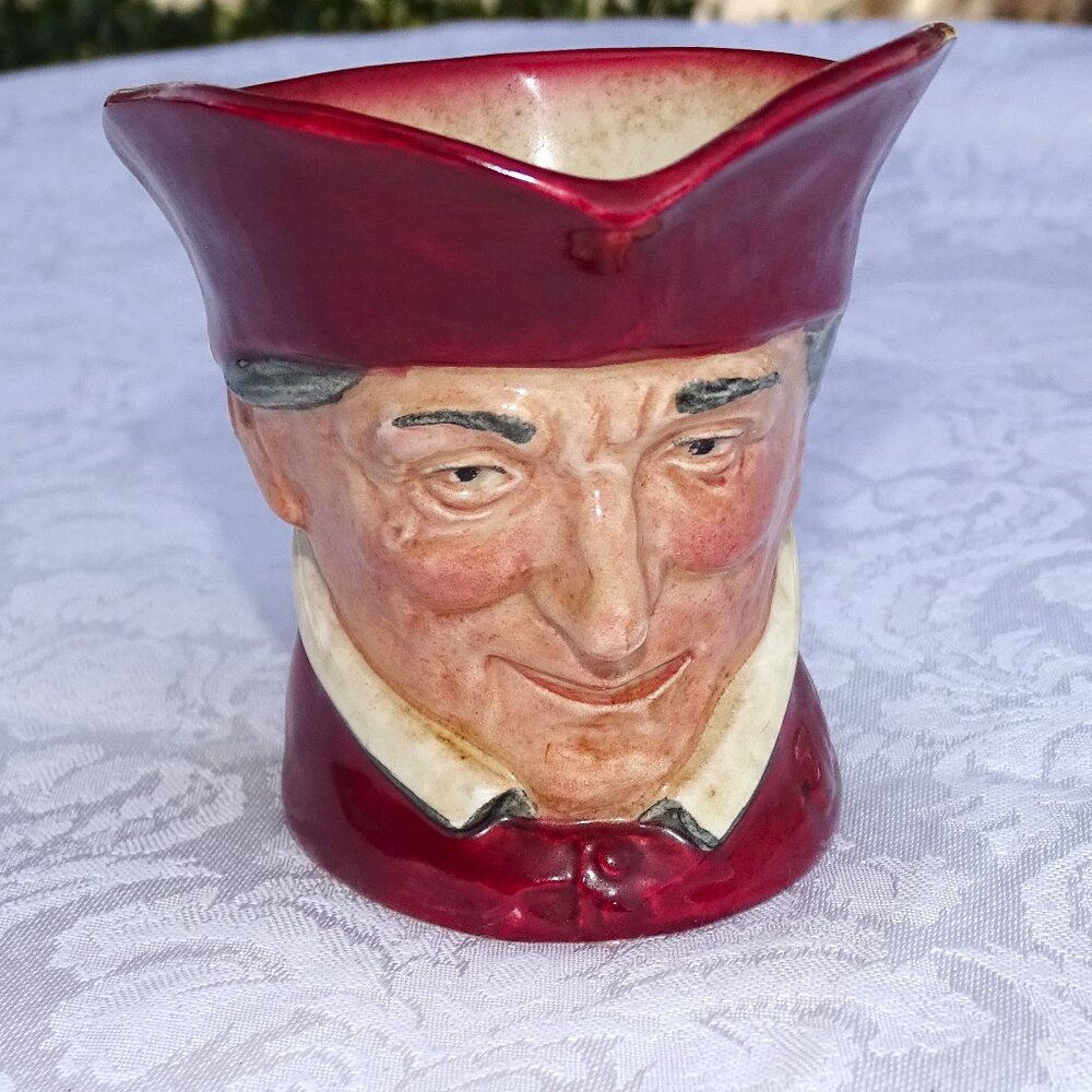Vtg "The Cardinal" ROYAL DOULTON Toby Jugs CHARACTER MUG, 3 1/4" PITCHER ENGLAND